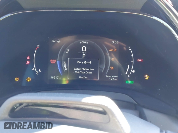 2024 Lexus RX 500h F Sport Performance with VIN 2T2BCMEA2RC013713, listed as a IAAI auction lot 41619341 with 18,517 mi miles and . Bid and sale history available at DreamBid. Image 7.