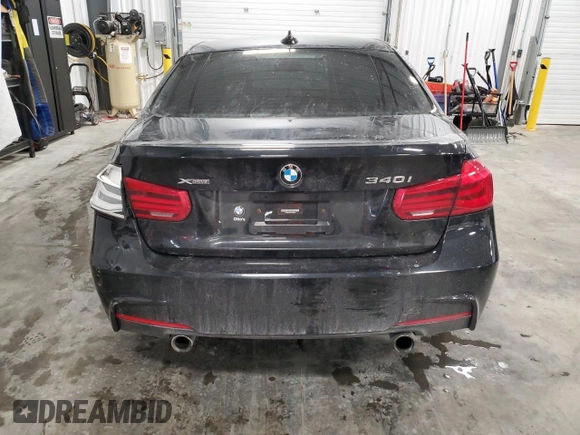 2017 BMW 3 Series 340i xDrive with VIN WBA8B7C30HA189991, listed as a Copart auction lot 45482395 with 143,720 mi miles and Salvage Title. Bid and sale history available at carsss.com. Image 6.