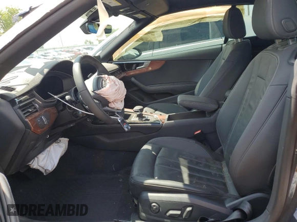 2021 Audi A5 Cabriolet Premium Plus z VIN WAUWAGF56MN004871, wystawiony jako Copart lot #56628655 z przebiegiem Nie podano mil oraz Szkoda całkowita • Salvage title. Historia ofert i sprzedaży dostępna na DreamBid. Obrazek 7.