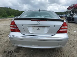 2006 Mercedes-Benz C 280 Luxury with VIN WDBRF54H56A871433, listed as a Copart auction lot 57302905 with 127,105 mi miles and Salvage title. Bid and sale history available at DreamBid. Image 6.