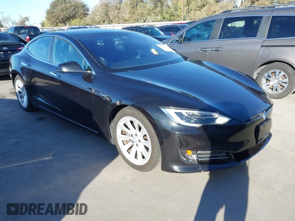 2017 Tesla Model S 60 with VIN 5YJSA1E19HF226094, listed as a IAAI auction lot 40931307 with 80,392 mi miles and . Bid and sale history available at DreamBid. Image 1.