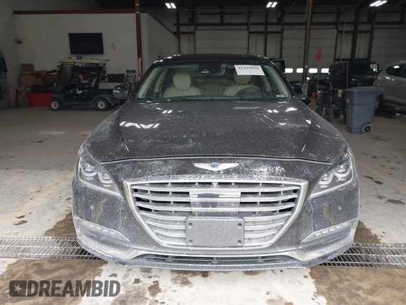 2018 Genesis G80 3.8L with VIN KMHGN4JE4JU232110, listed as a IAAI auction lot 41425938 with 108,170 mi miles. Bid and sale history available at carsss.com. Image 12.