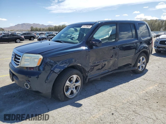 2012 Honda Pilot EX-L with VIN 5FNYF4H77CB013165, listed as a Copart auction lot 51479925 with 88,723 mi miles and Salvage title. Bid and sale history available at DreamBid. Image 1.