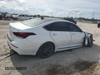 2019 Genesis G80 3.3T Sport with VIN KMTFN4JB5KU305560, listed as a Copart auction lot 64960634 with 57,017 mi miles and Non Repairable. Bid and sale history available at carsss.com. Image 3.
