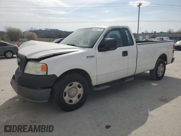 2005 Ford F-150 XL with VIN 1FTRF12245NA50159, listed as a Copart auction lot 48482775 with 96,334 mi miles and Salvage Title. Bid and sale history available at carsss.com. Image 1.