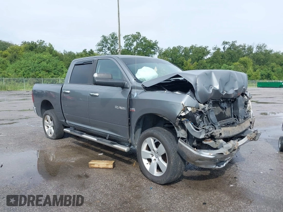 2009 Dodge 1500 Sport with VIN 1D3HB13T49J509564, listed as a IAAI auction lot 40218170 with Not Provided miles. Bid and sale history available at carsss.com. Image 1.