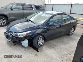2018 Chevrolet Cruze LS with VIN 1G1BC5SM1J7148396, listed as a Copart auction lot 57125334 with 76,300 mi miles and Salvage Title. Bid and sale history available at DreamBid. Image 1.