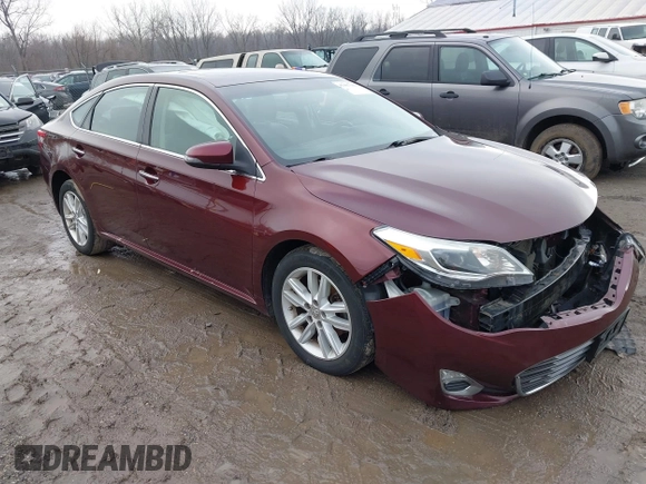 2015 Toyota Avalon Limited with VIN 4T1BK1EB8FU160935, listed as a IAAI auction lot 41487381 with 105,273 mi miles and . Bid and sale history available at DreamBid. Image 1.