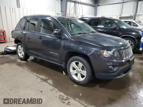 2014 Jeep Compass Sport with VIN 1C4NJDBB3ED793061, listed as a Copart auction lot 45112075 with 146,113 mi miles and Salvage Title. Bid and sale history available at carsss.com. Image 4.