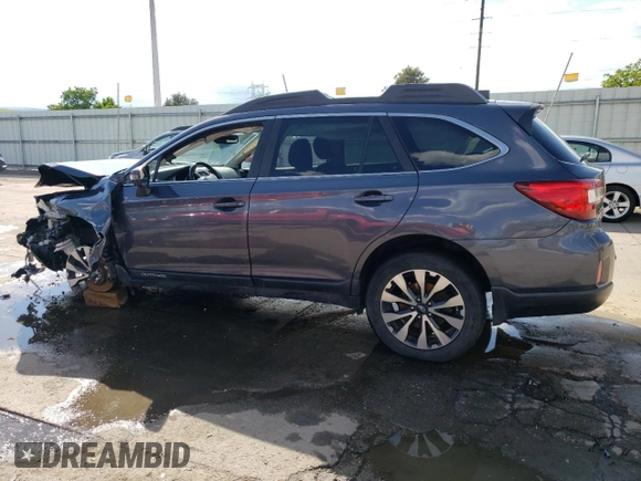 2017 Subaru Outback Limited with VIN 4S4BSEKC4H3234350, listed as a Copart auction lot 55823535 with 55,327 mi miles and Salvage title. Bid and sale history available at DreamBid. Image 2.