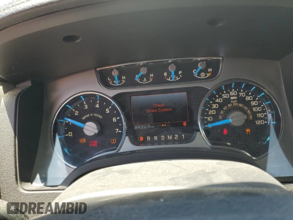 2014 Ford F-150 XL with VIN 1FTFW1EF1EFC93441, listed as a Copart auction lot 57291635 with 169,202 mi miles and Clean title. Bid and sale history available at DreamBid. Image 9.