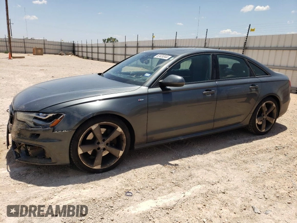 2015 Audi A6 3.0L TDI Prestige with VIN WAUHMAFC3FN003689, listed as a Copart auction lot 67126604 with 126,183 mi miles and Salvage Title. Bid and sale history available at carsss.com. Image 1.