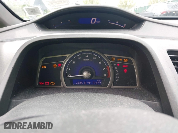 2008 Honda Civic LX with VIN 2HGFA16558H323811, listed as a IAAI auction lot 42199680 with 133,616 mi miles and . Bid and sale history available at DreamBid. Image 7.