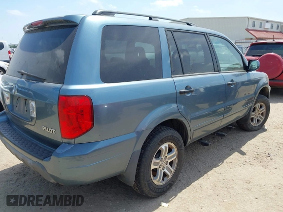 2005 Honda Pilot EX with VIN 5FNYF18475B023623, listed as a IAAI auction lot 42054191 with 1 mi miles. Bid and sale history available at carsss.com. Image 4.