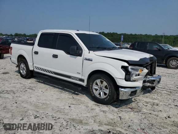 2017 Ford F-150 XL with VIN 1FTEW1CG3HFB82059, listed as a Copart auction lot 57812275 with 181,174 mi miles and Salvage title. Bid and sale history available at DreamBid. Image 4.