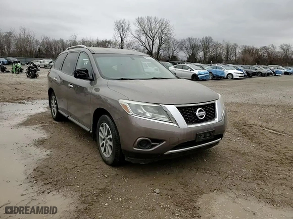 2014 Nissan Pathfinder SV with VIN 5N1AR2MM7EC698708, listed as a Copart auction lot 49578515 with 172,315 mi miles and Salvage Title. Bid and sale history available at carsss.com. Image 12.