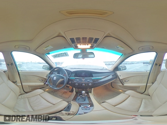 2006 BMW 5 Series 550i with VIN WBANB535X6CP01394, listed as a Copart auction lot 81225264 with 124,599 mi miles and Salvage Title. Bid and sale history available at DreamBid. Image 13.