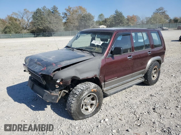 2000 Isuzu Trooper S with VIN JACDJ58X2Y7J11793, listed as a Copart auction lot 77431754 with 214,854 mi miles and Clean title. Bid and sale history available at DreamBid. Image 1.
