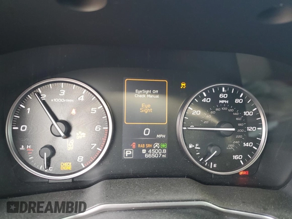 2021 Subaru Outback Limited with VIN 4S4BTANC3M3195312, listed as a Copart auction lot 60241815 with 66,507 mi miles and Salvage title. Bid and sale history available at DreamBid. Image 9.
