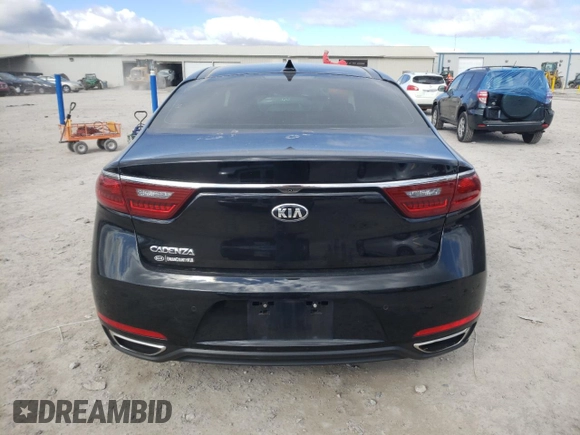 2017 Kia Cadenza Premium with VIN KNALC4J12H5049473, listed as a Copart auction lot 81666694 with 95,025 mi miles and Salvage Title. Bid and sale history available at carsss.com. Image 6.