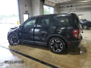 2021 Ford Bronco Sport Outer Banks with VIN 3FMCR9C66MRB35783, listed as a Copart auction lot 57086685 with 24,712 mi miles and Salvage title. Bid and sale history available at DreamBid. Image 2.