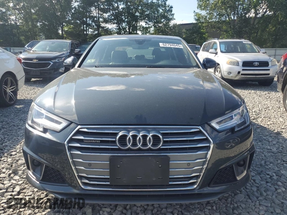 2019 Audi A4 Premium Plus with VIN WAUENAF4XKA060868, listed as a Copart auction lot 62794645 with 63,173 mi miles and Salvage title. Bid and sale history available at DreamBid. Image 5.