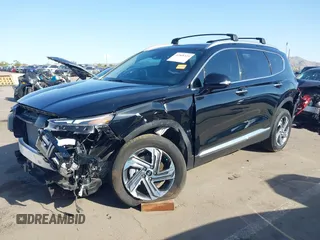 2023 Hyundai Santa Fe SEL with VIN 5NMS3DAJ6PH574739, listed as a IAAI auction lot 41968323 with 17,123 mi miles and . Bid and sale history available at DreamBid. Image 6.
