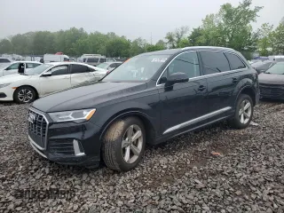 2020 Audi Q7 Premium with VIN WA1AJAF78LD011590, listed as a Copart auction lot 57129915 with 75,401 mi miles and Salvage title. Bid and sale history available at DreamBid. Image 1.