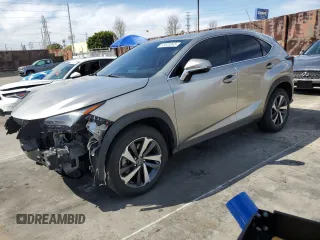 2021 Lexus NX with VIN JTJGARBZ6M2181236, listed as a Copart auction lot 48530845 with 39,442 mi miles and Salvage Title. Bid and sale history available at carsss.com. Image 1.