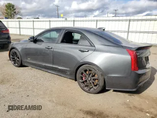 2017 Cadillac ATS-V with VIN 1G6AN5SYXH0170757, listed as a Copart auction lot 85470384 with 47,622 mi miles and Salvage Title. Bid and sale history available at carsss.com. Image 2.
