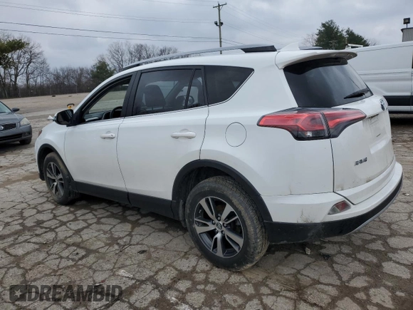 2018 Toyota RAV4 XLE with VIN JTMWFREV2JD108986, listed as a Copart auction lot 45220965 with 0 mi miles and Salvage Title. Bid and sale history available at carsss.com. Image 2.