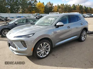 2024 Buick Envision Avenir with VIN LRBFZSE43RD013465, listed as a Copart auction lot 78817344 with 1,853 mi miles and Salvage Title. Bid and sale history available at carsss.com. Image 1.