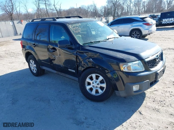 2008 Mazda Tribute Sport with VIN 4F2CZ02Z28KM04139, listed as a IAAI auction lot 41346215 with 44,882 mi miles. Bid and sale history available at carsss.com. Image 1.