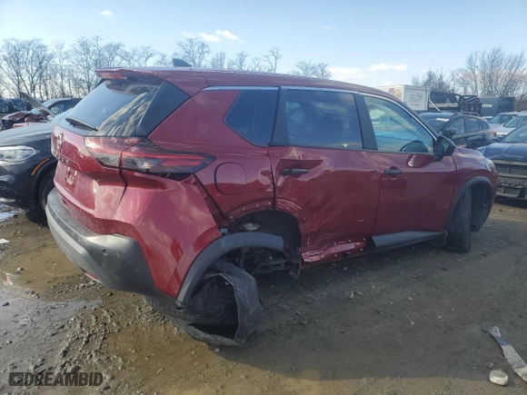 2023 Nissan Rogue S with VIN 5N1BT3AA3PC945621, listed as a Copart auction lot 42908235 with 6,548 mi miles and Salvage Title. Bid and sale history available at carsss.com. Image 3.