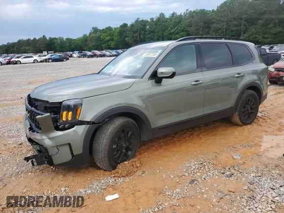 2024 Kia Telluride SX Prestige X-Pro with VIN 5XYP5DGCXRG500326, listed as a Copart auction lot 55867255 with 24,392 mi miles and Salvage title. Bid and sale history available at DreamBid. Image 1.