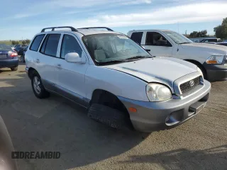 2004 Hyundai Santa Fe GLS with VIN KM8SC13E64U668201, listed as a Copart auction lot 87076394 with 107,853 mi miles and Salvage Title. Bid and sale history available at carsss.com. Image 4.