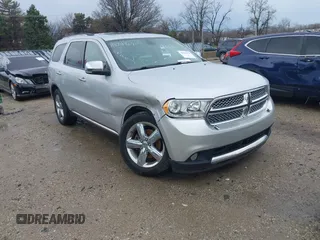 2011 Dodge Durango Citadel with VIN 1D4SD5GT0BC592952, listed as a IAAI auction lot 41916773 with 143,621 mi miles and . Bid and sale history available at DreamBid. Image 1.