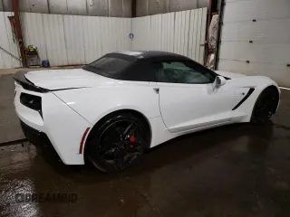 2014 Chevrolet Corvette Z51 1LT with VIN 1G1YH3D75E5125020, listed as a Copart auction lot 62098074 with 63,835 mi miles and Non Repairable. Bid and sale history available at carsss.com. Image 3.