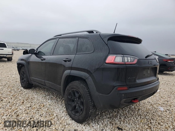2021 Jeep Cherokee Trailhawk with VIN 1C4PJMBX5MD123854, listed as a Copart auction lot 45891165 with 98,964 mi miles and Salvage title. Bid and sale history available at DreamBid. Image 2.