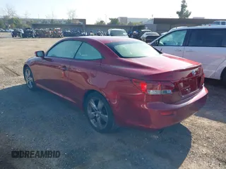 2011 Lexus IS 250 C with VIN JTHFF2C28B2516422, listed as a IAAI auction lot 38744549 with 84,914 mi miles and . Bid and sale history available at DreamBid. Image 3.