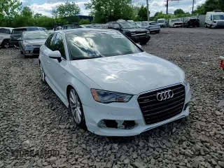 2015 Audi A3 2.0T Prestige with VIN WAUKFGFFXF1006643, listed as a Copart auction lot 58485264 with 81,084 mi miles and Salvage Title. Bid and sale history available at carsss.com. Image 10.