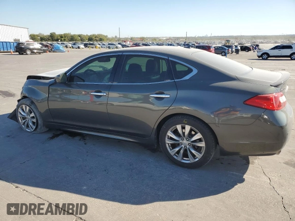 2013 Infiniti M37 with VIN JN1BY1AP0DM513091, listed as a Copart auction lot 76168224 with 140,523 mi miles and Salvage Title. Bid and sale history available at carsss.com. Image 2.