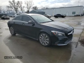 2018 Mercedes-Benz CLA 250 with VIN WDDSJ4EB1JN612712, listed as a Copart auction lot 45273445 with 59,867 mi miles and Salvage title. Bid and sale history available at DreamBid. Image 4.