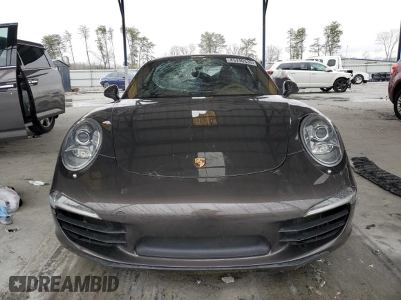 2013 Porsche 911 Carrera S with VIN WP0AB2A93DS120408, listed as a Copart auction lot 45740335 with 65,608 mi miles and Salvage Title. Bid and sale history available at carsss.com. Image 5.