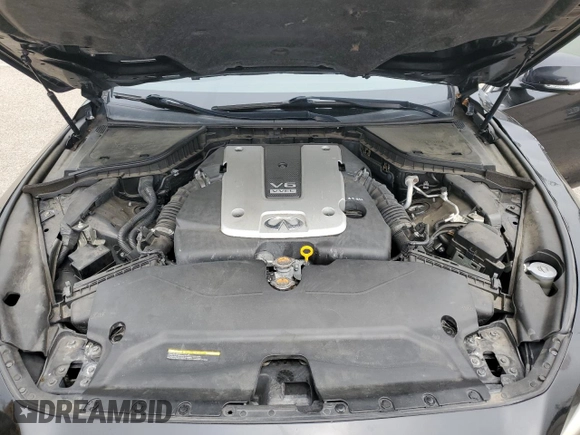 2014 Infiniti Q50 Premium with VIN JN1BV7AP8EM684524, listed as a Copart auction lot 59286115 with 105,107 mi miles and Salvage title. Bid and sale history available at DreamBid. Image 11.