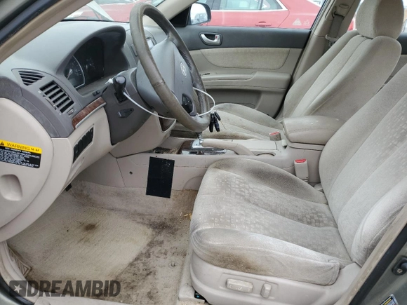 2007 Hyundai Sonata GLS with VIN 5NPET46C67H294247, listed as a Copart auction lot 54448745 with 217,280 mi miles and Clean Title. Bid and sale history available at DreamBid. Image 7.