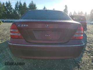 2002 Mercedes-Benz C 230/260/280/320 with VIN WDBRF61J32E003687, listed as a Copart auction lot 47209285 with 156,561 mi miles and Salvage Title. Bid and sale history available at DreamBid. Image 6.