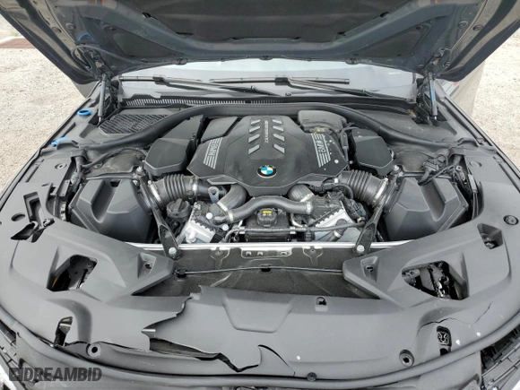 2022 BMW 8 Series M850i with VIN WBAGV8C07NCG79488, listed as a Copart auction lot 78054814 with 0 mi miles and Salvage Title. Bid and sale history available at carsss.com. Image 12.