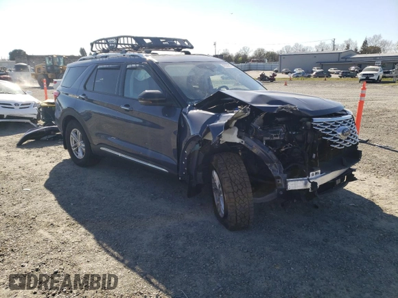 2021 Ford Explorer Platinum with VIN 1FM5K8HC0MGC27274, listed as a Copart auction lot 47003315 with 43,333 mi miles and Salvage Title. Bid and sale history available at carsss.com. Image 4.