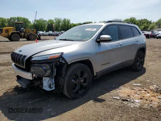 2016 Jeep Cherokee Altitude with VIN 1C4PJMCB2GW225883, listed as a Copart auction lot 55726885 with 142,802 mi miles and Salvage title. Bid and sale history available at DreamBid. Image 1.